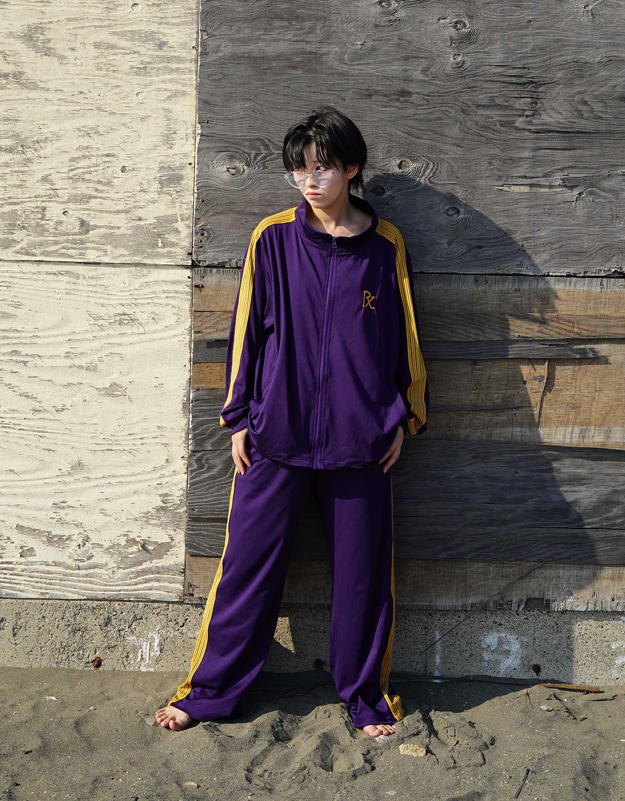 Track Jacket Navy/Yellow画像