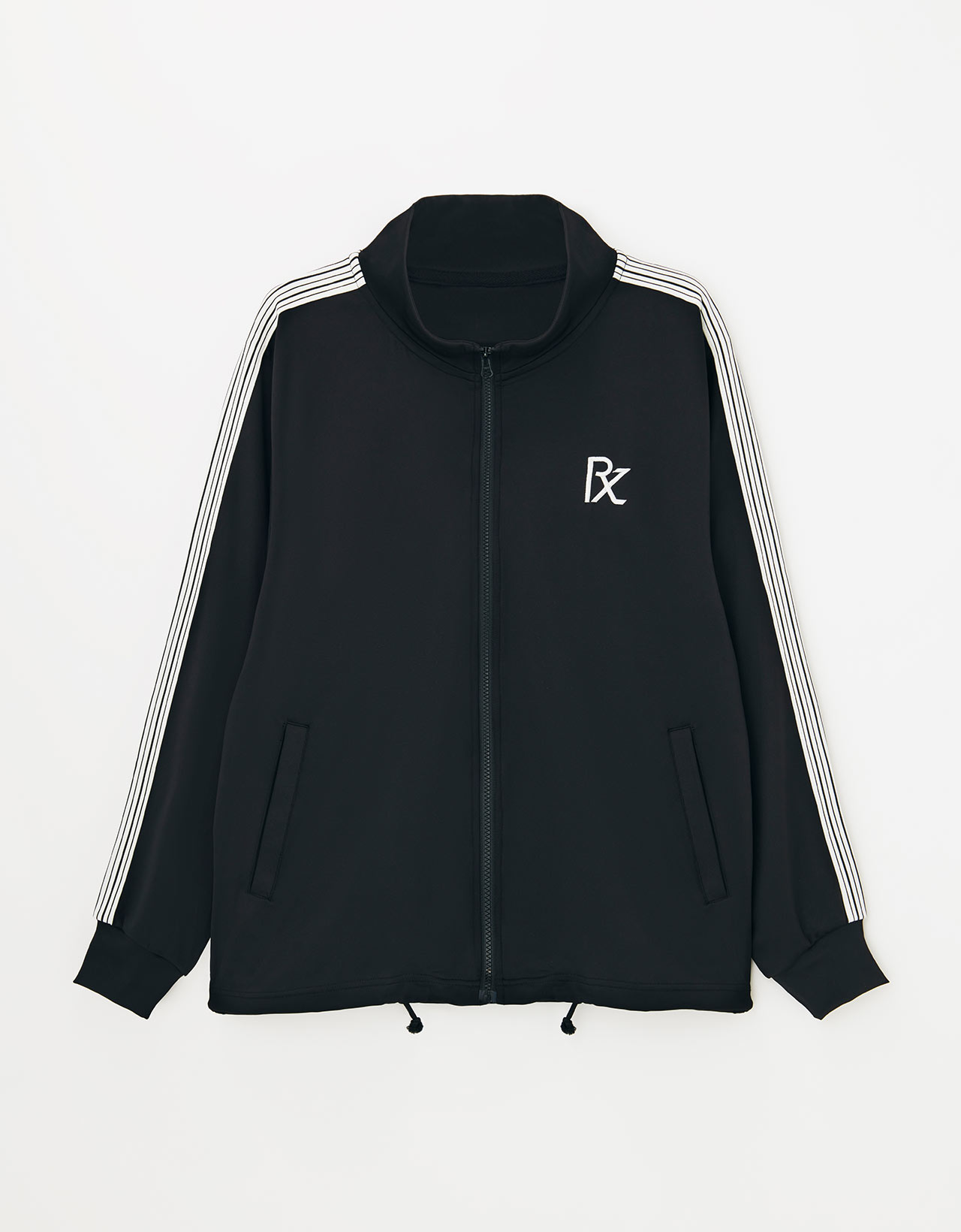 Track jacket Black/White画像