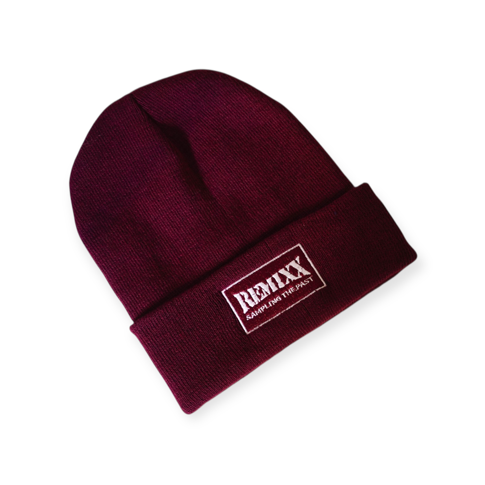 Knit Beanie Burgundy/Pink ニットビーニー バーガンディー/ピンク画像