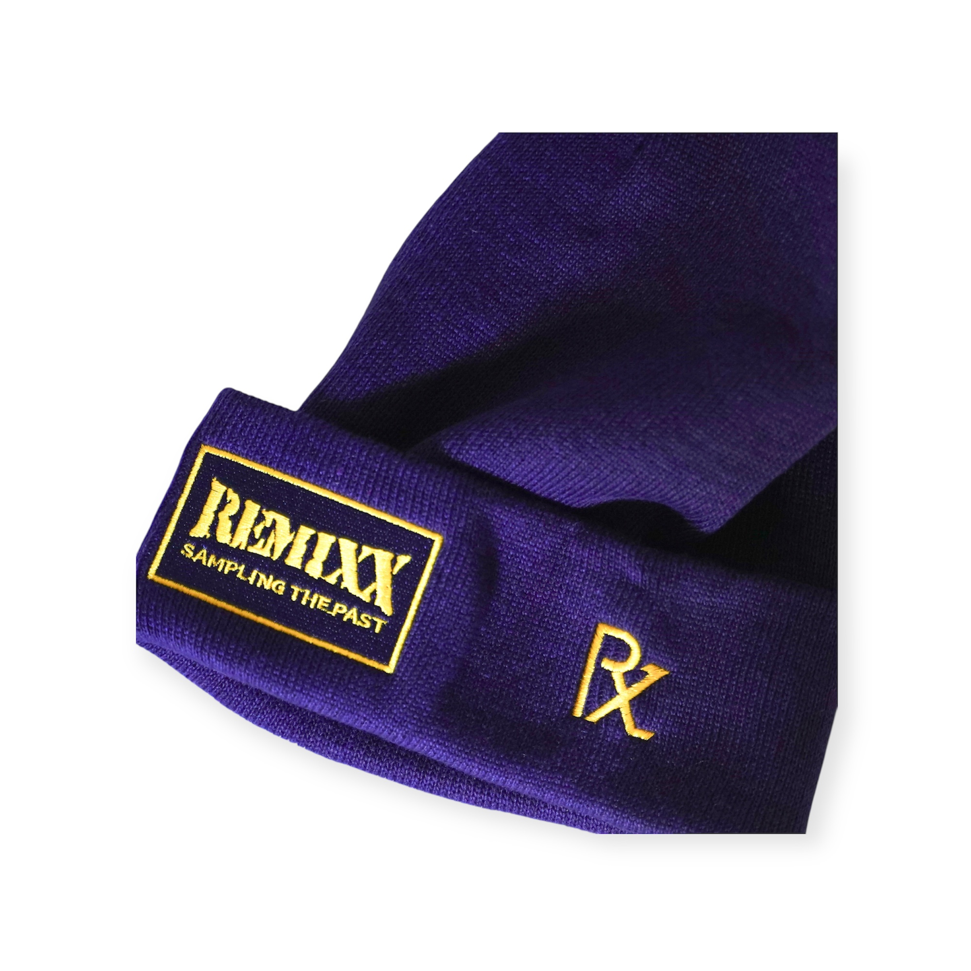 Knit Beanie Navy/Yellow ニットビーニー ネイビー/イエロー画像